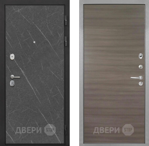 Входная металлическая Дверь Интекрон (INTECRON) Гектор Гранит Лава Оникс Гладкая Дуб тоскано поперечный в Реутове