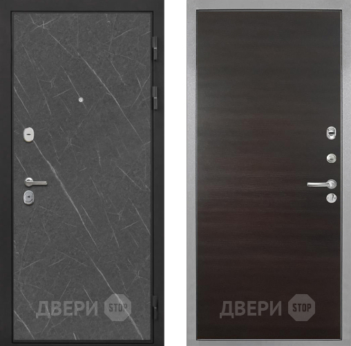 Дверь Интекрон (INTECRON) Гектор Гранит Лава Оникс Гладкая Эковенге поперечный в Реутове