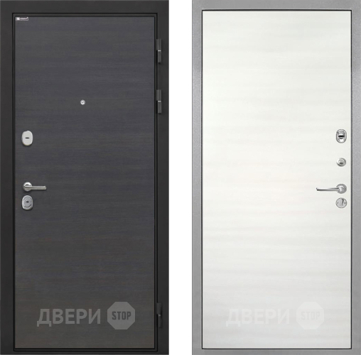 Входная металлическая Дверь Интекрон (INTECRON) Гектор Эковенге Гладкая Дуб сильвер поперечный в Реутове