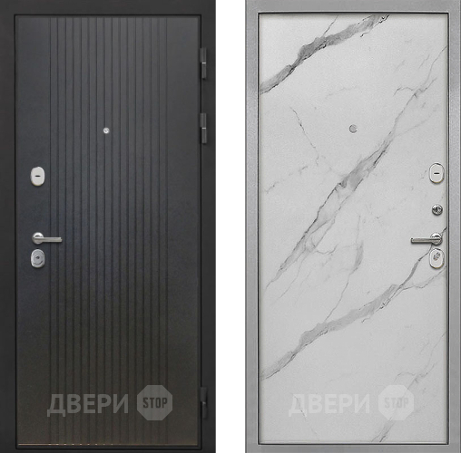 Входная металлическая Дверь Интекрон (INTECRON) Гектор ФЛ-295 Гладкая Мрамор натуральный арктик в Реутове