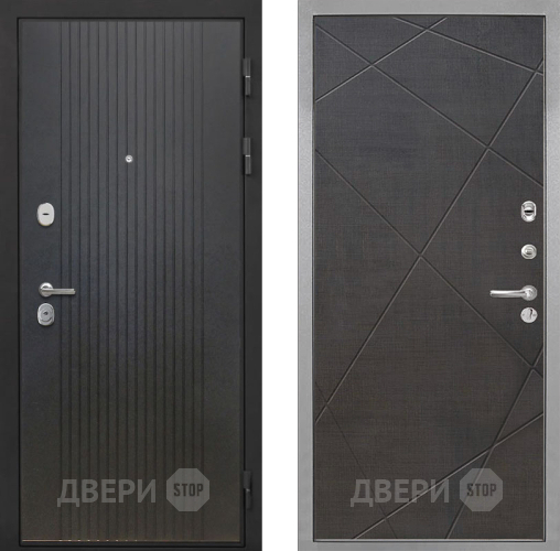 Входная металлическая Дверь Интекрон (INTECRON) Гектор ФЛ-295 Лучи-М Венге распил кофе в Реутове