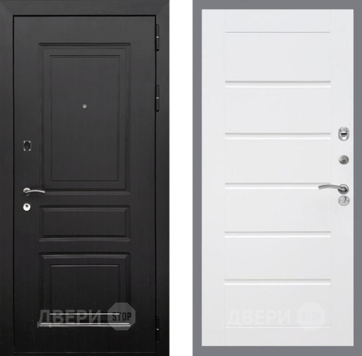 Входная металлическая Дверь Рекс (REX) 6 Венге Сити Белый ясень в Реутове