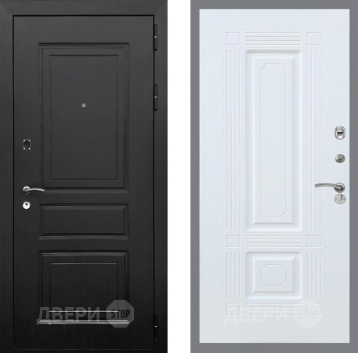 Входная металлическая Дверь Рекс (REX) 6 Венге FL-2 Силк Сноу в Реутове