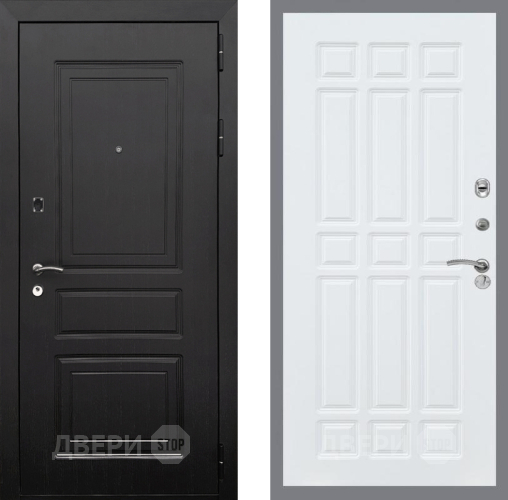 Входная металлическая Дверь Рекс (REX) 6 Венге FL-33 Силк Сноу в Реутове