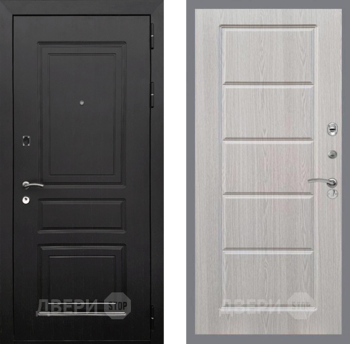 Входная металлическая Дверь Рекс (REX) 6 Венге FL-39 Беленый дуб в Реутове