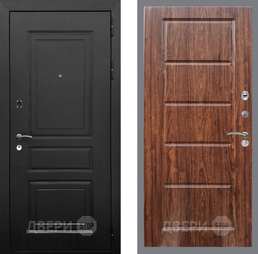 Входная металлическая Дверь Рекс (REX) 6 Венге FL-39 орех тисненый в Реутове