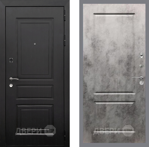 Входная металлическая Дверь Рекс (REX) 6 Венге FL-117 Бетон темный в Реутове