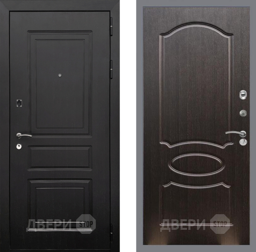 Входная металлическая Дверь Рекс (REX) 6 Венге FL-128 Венге светлый в Реутове