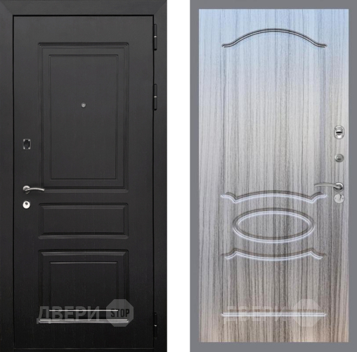 Входная металлическая Дверь Рекс (REX) 6 Венге FL-128 Сандал грей в Реутове