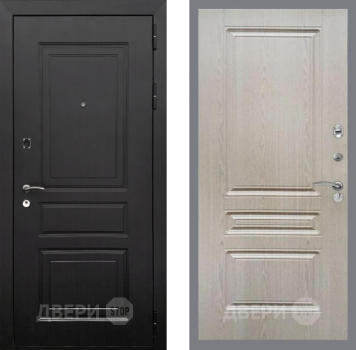 Входная металлическая Дверь Рекс (REX) 6 Венге FL-243 Беленый дуб в Реутове