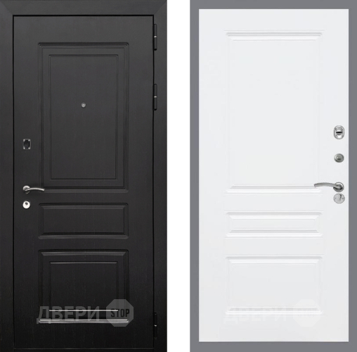 Входная металлическая Дверь Рекс (REX) 6 Венге FL-243 Силк Сноу в Реутове