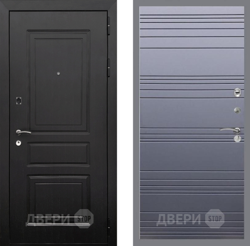 Входная металлическая Дверь Рекс (REX) 6 Венге Line Силк титан в Реутове