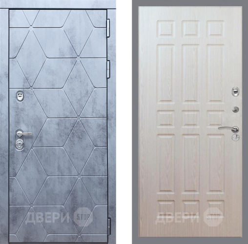 Входная металлическая Дверь Рекс (REX) 28 FL-33 Беленый дуб в Реутове