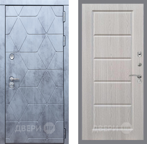 Входная металлическая Дверь Рекс (REX) 28 FL-39 Беленый дуб в Реутове