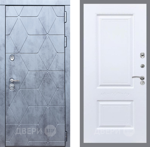 Входная металлическая Дверь Рекс (REX) 28 Смальта Силк Сноу в Реутове