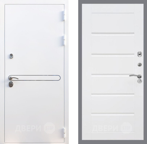 Входная металлическая Дверь Рекс (REX) 27 Сити Белый ясень в Реутове