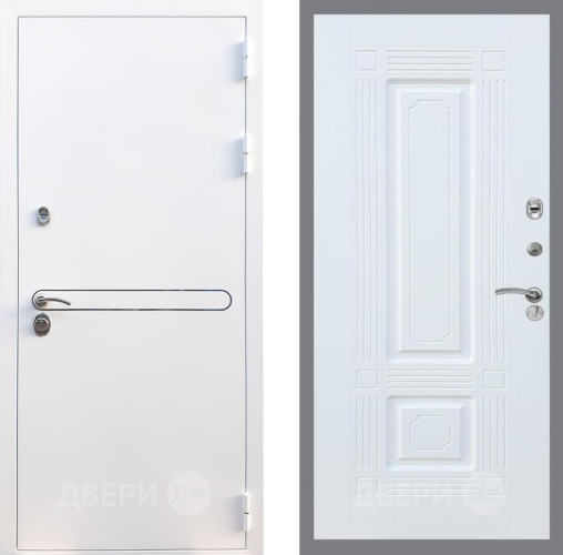 Входная металлическая Дверь Рекс (REX) 27 FL-2 Силк Сноу в Реутове