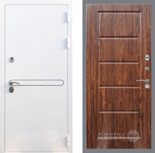 Входная металлическая Дверь Рекс (REX) 27 FL-39 орех тисненый в Реутове