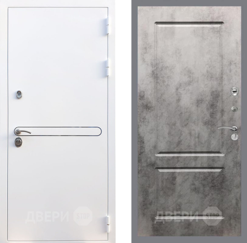 Входная металлическая Дверь Рекс (REX) 27 FL-117 Бетон темный в Реутове