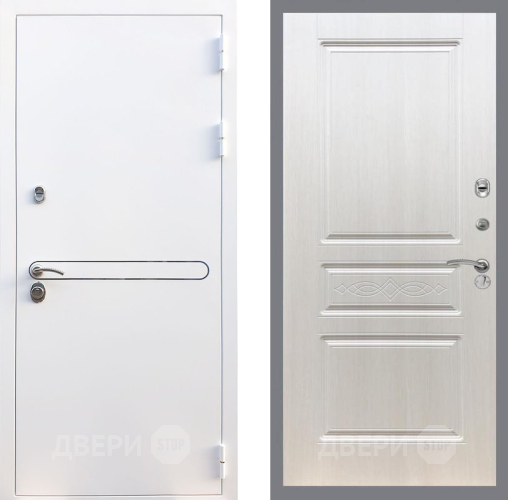 Входная металлическая Дверь Рекс (REX) 27 FL-243 Лиственница беж в Реутове