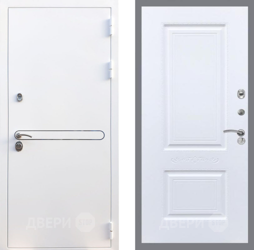 Входная металлическая Дверь Рекс (REX) 27 Смальта Силк Сноу в Реутове