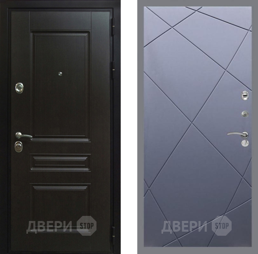 Входная металлическая Дверь Рекс (REX) Премиум-Н FL-291 Силк титан в Реутове