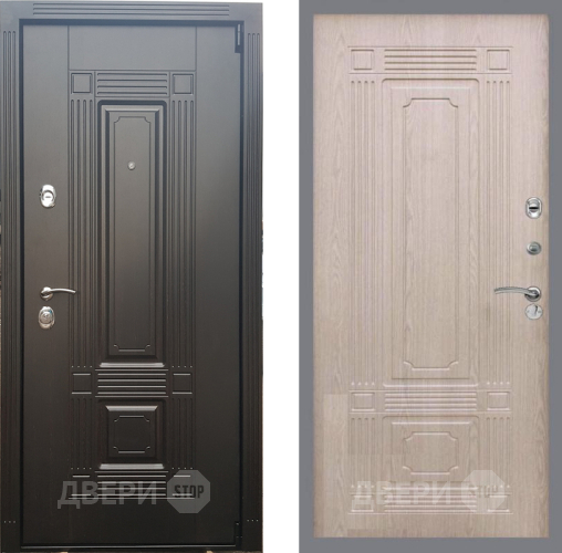 Входная металлическая Дверь Рекс (REX) 9 FL-2 Беленый дуб в Реутове