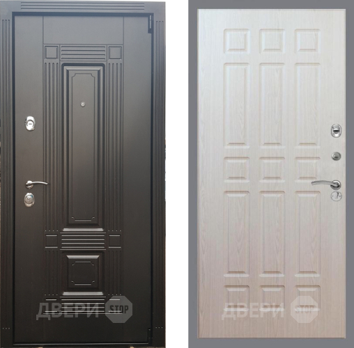 Входная металлическая Дверь Рекс (REX) 9 FL-33 Беленый дуб в Реутове