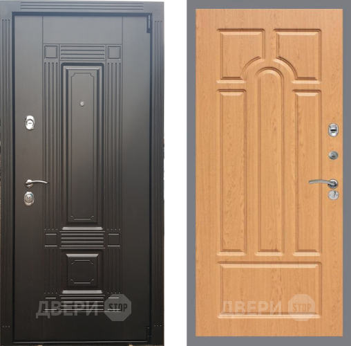 Входная металлическая Дверь Рекс (REX) 9 FL-58 Дуб в Реутове