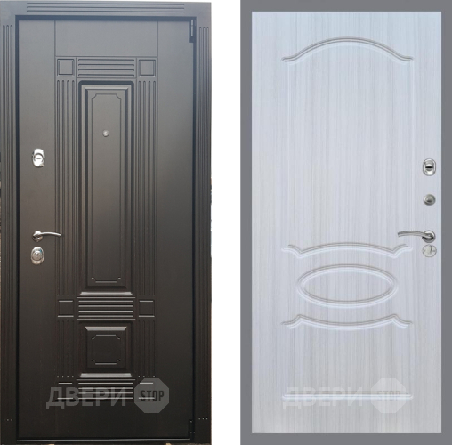 Входная металлическая Дверь Рекс (REX) 9 FL-128 Сандал белый в Реутове