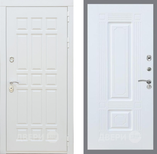 Входная металлическая Дверь Рекс (REX) 8 Силк Сноу FL-2 Силк Сноу в Реутове