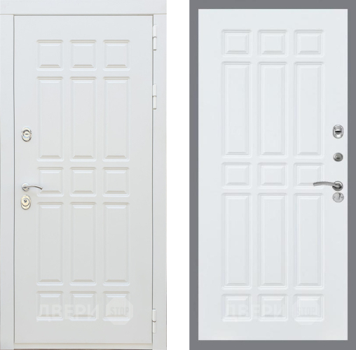 Входная металлическая Дверь Рекс (REX) 8 Силк Сноу FL-33 Силк Сноу в Реутове