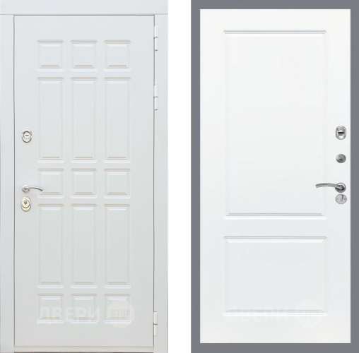 Входная металлическая Дверь Рекс (REX) 8 Силк Сноу FL-117 Силк Сноу в Реутове