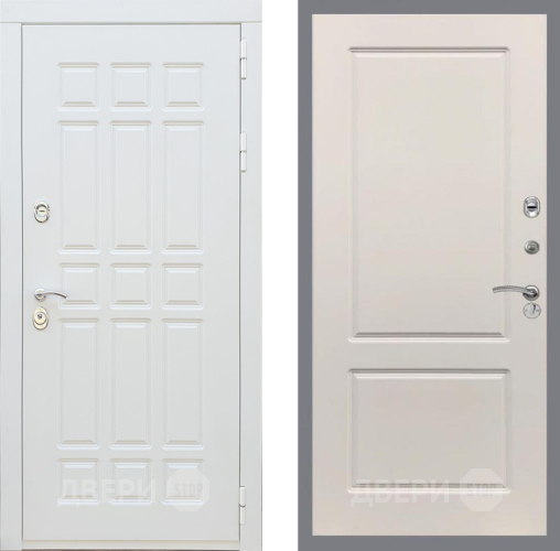 Входная металлическая Дверь Рекс (REX) 8 Силк Сноу FL-117 Шампань в Реутове