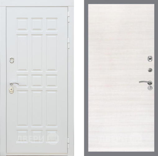 Входная металлическая Дверь Рекс (REX) 8 Силк Сноу GL Акация в Реутове