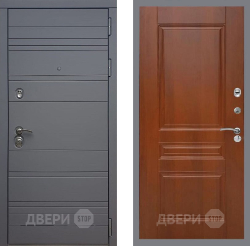 Дверь Рекс (REX) 14 силк титан FL-243 Итальянский орех в Реутове