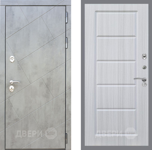 Входная металлическая Дверь Рекс (REX) 22 FL-39 Сандал белый в Реутове