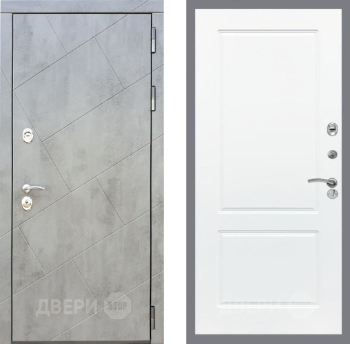 Входная металлическая Дверь Рекс (REX) 22 FL-117 Силк Сноу в Реутове