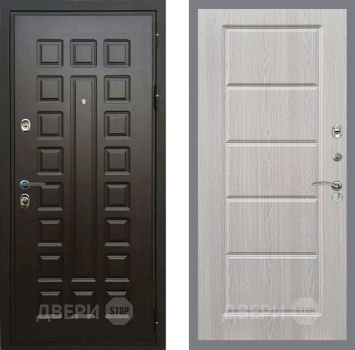 Входная металлическая Дверь Рекс (REX) Премиум 3к FL-39 Беленый дуб в Реутове