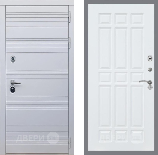 Входная металлическая Дверь Рекс (REX) 14 Силк Сноу FL-33 Силк Сноу в Реутове