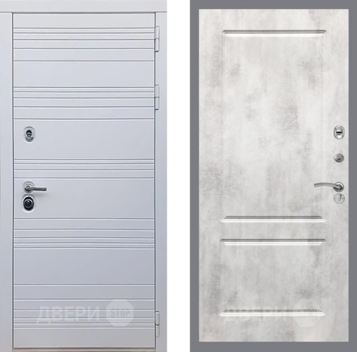 Дверь Рекс (REX) 14 Силк Сноу FL-117 Бетон светлый в Реутове