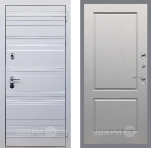 Дверь Рекс (REX) 14 Силк Сноу FL-117 Грей софт в Реутове