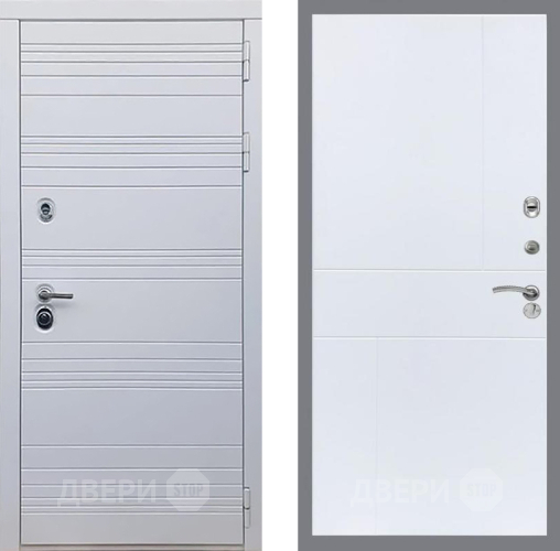 Входная металлическая Дверь Рекс (REX) 14 Силк Сноу FL-290 Силк Сноу в Реутове