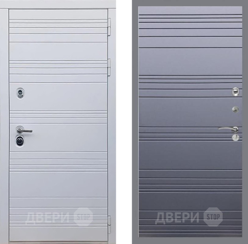 Входная металлическая Дверь Рекс (REX) 14 Силк Сноу Line Силк титан в Реутове