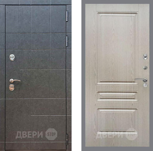 Входная металлическая Дверь Рекс (REX) 21 FL-243 Беленый дуб в Реутове