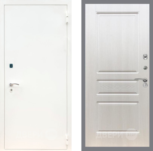 Дверь Рекс (REX) 1А Белая шагрень FL-243 Лиственница беж в Реутове