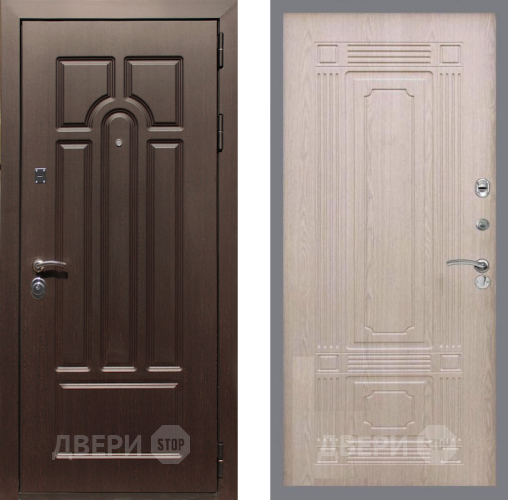 Дверь Рекс (REX) Эврика FL-2 Беленый дуб в Реутове