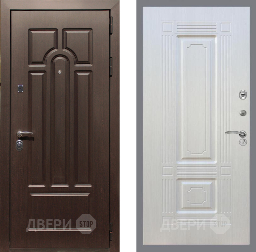 Входная металлическая Дверь Рекс (REX) Эврика FL-2 Лиственница беж в Реутове