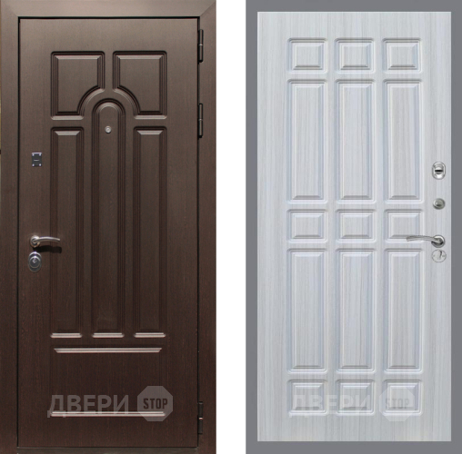 Входная металлическая Дверь Рекс (REX) Эврика FL-33 Сандал белый в Реутове