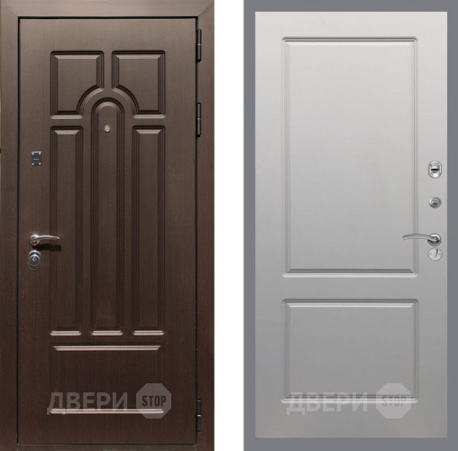 Входная металлическая Дверь Рекс (REX) Эврика FL-117 Грей софт в Реутове